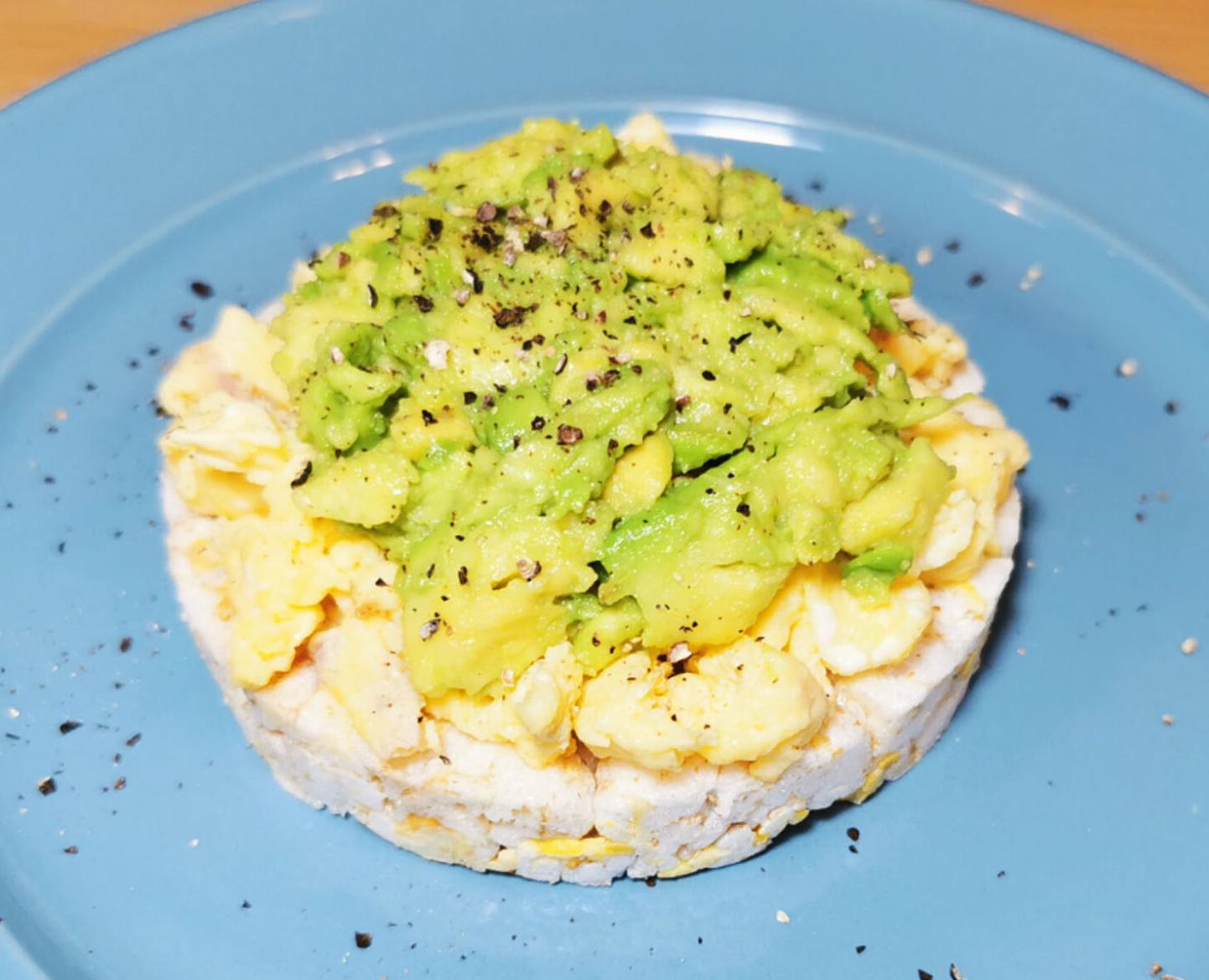 Avocado and eggs